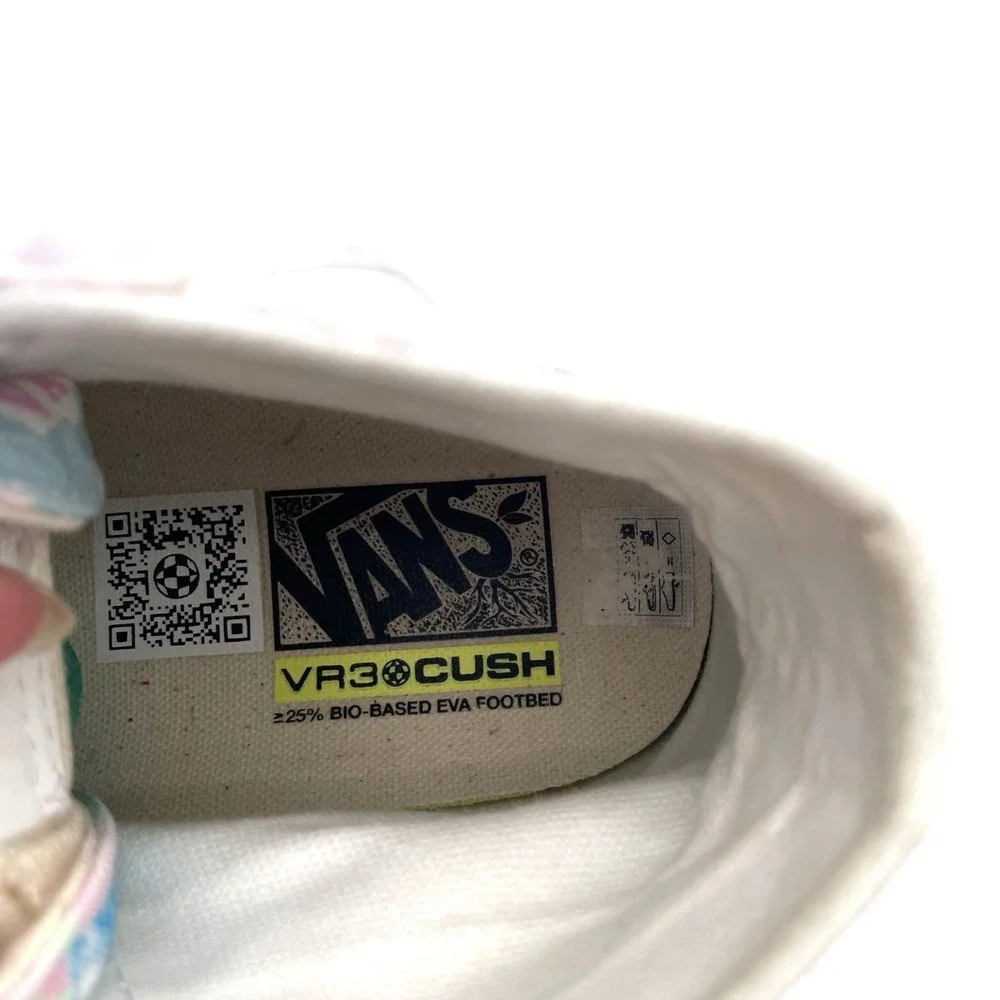 Vans Sk8-Hi VR3 Patchwork Pastel Pink Blue High Top Sneakers Womens Size 7